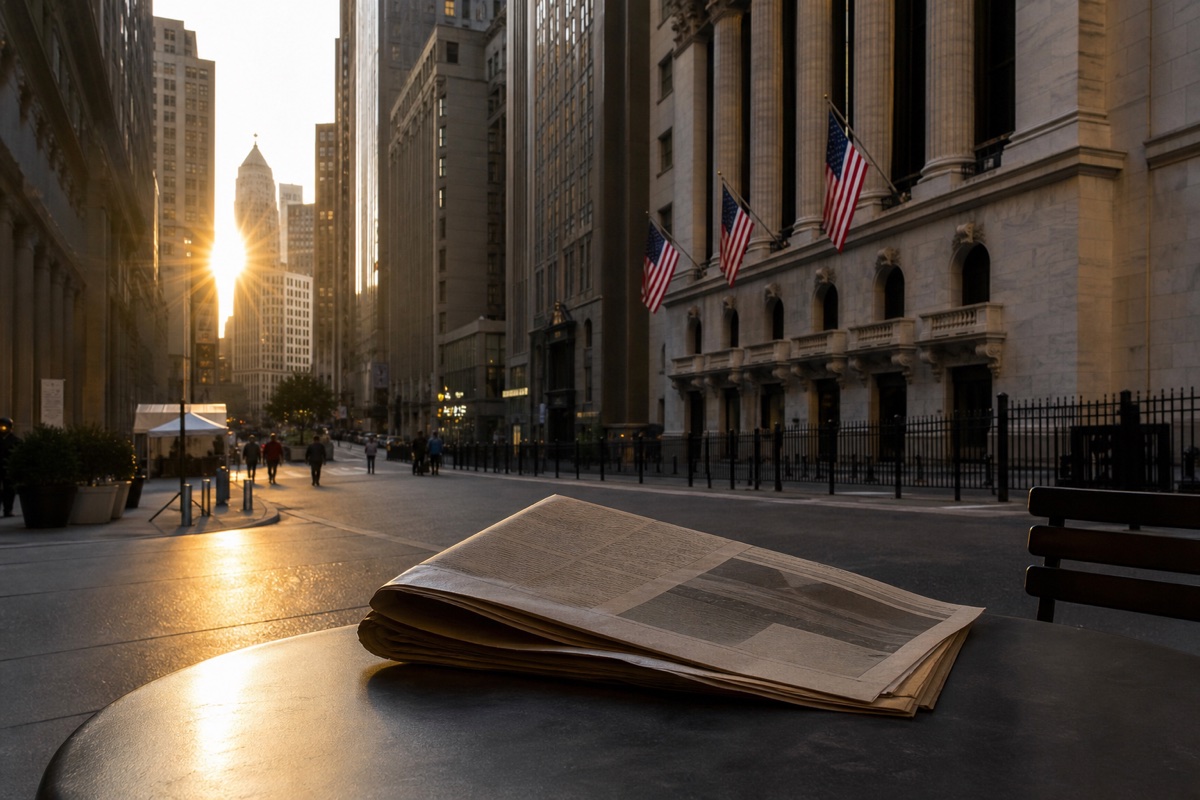 Wall Street business journalism